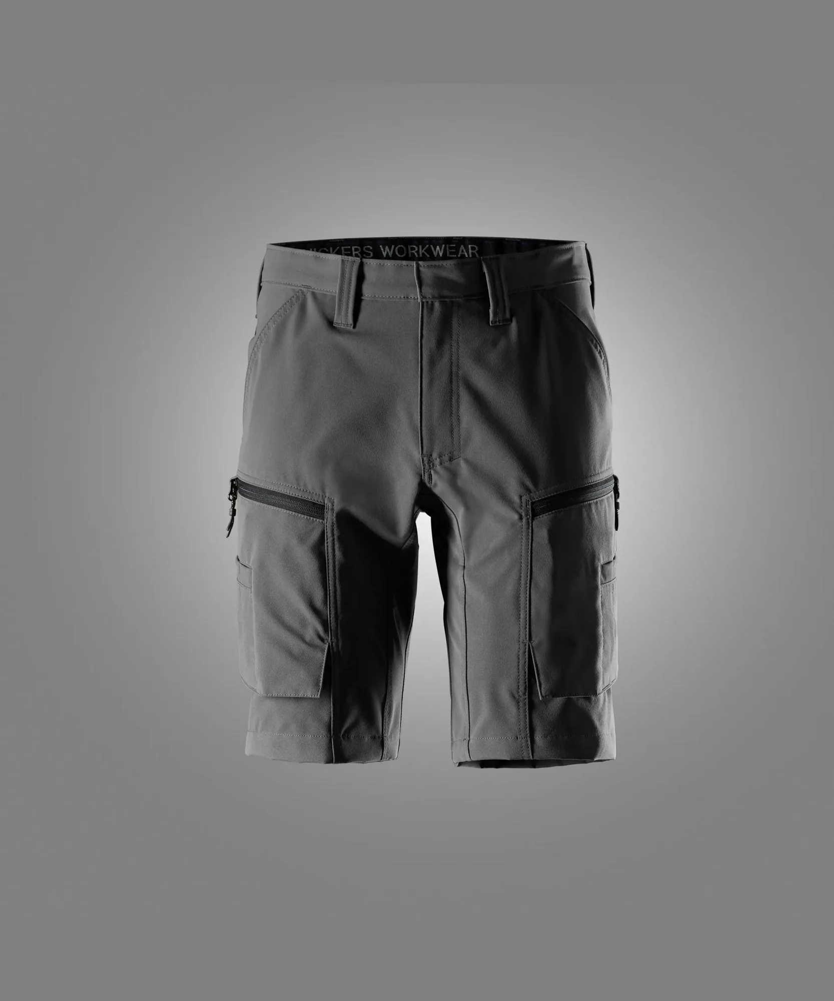Snickers 6114 ServiceWork Service Stretch Shorts in Steel Grey