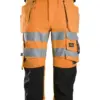 Snickers 6138 High-Vis Class 1/2 Stretch Pirates Holster Pockets in High Visibility Orange/Black