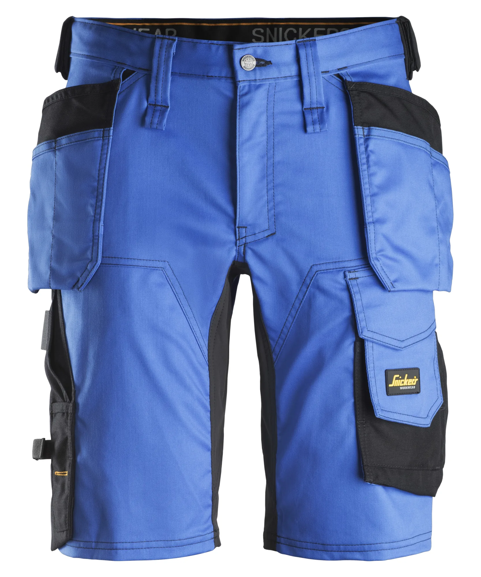 Snickers 6141 AllroundWork Stretch Shorts Holster Pockets in True Blue/Black