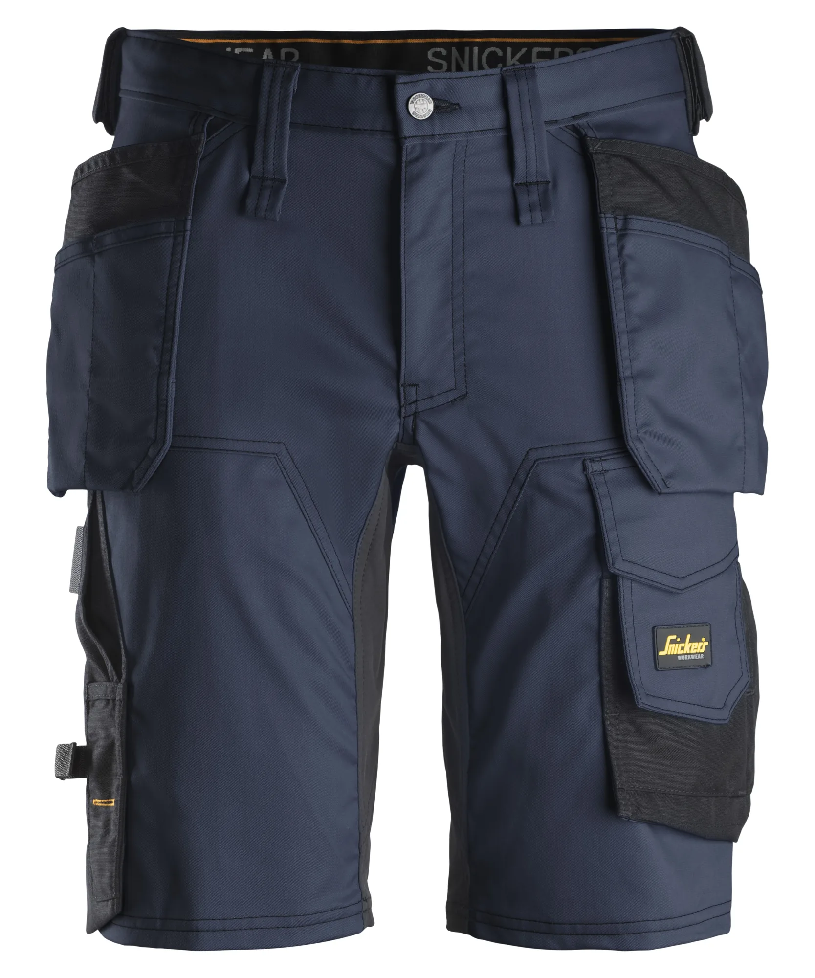 Snickers 6141 AllroundWork Stretch Shorts Holster Pockets in Navy/Black