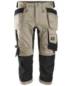 Snickers 6142 AllroundWork Stretch Pirates Holster Pockets in Khaki/Black