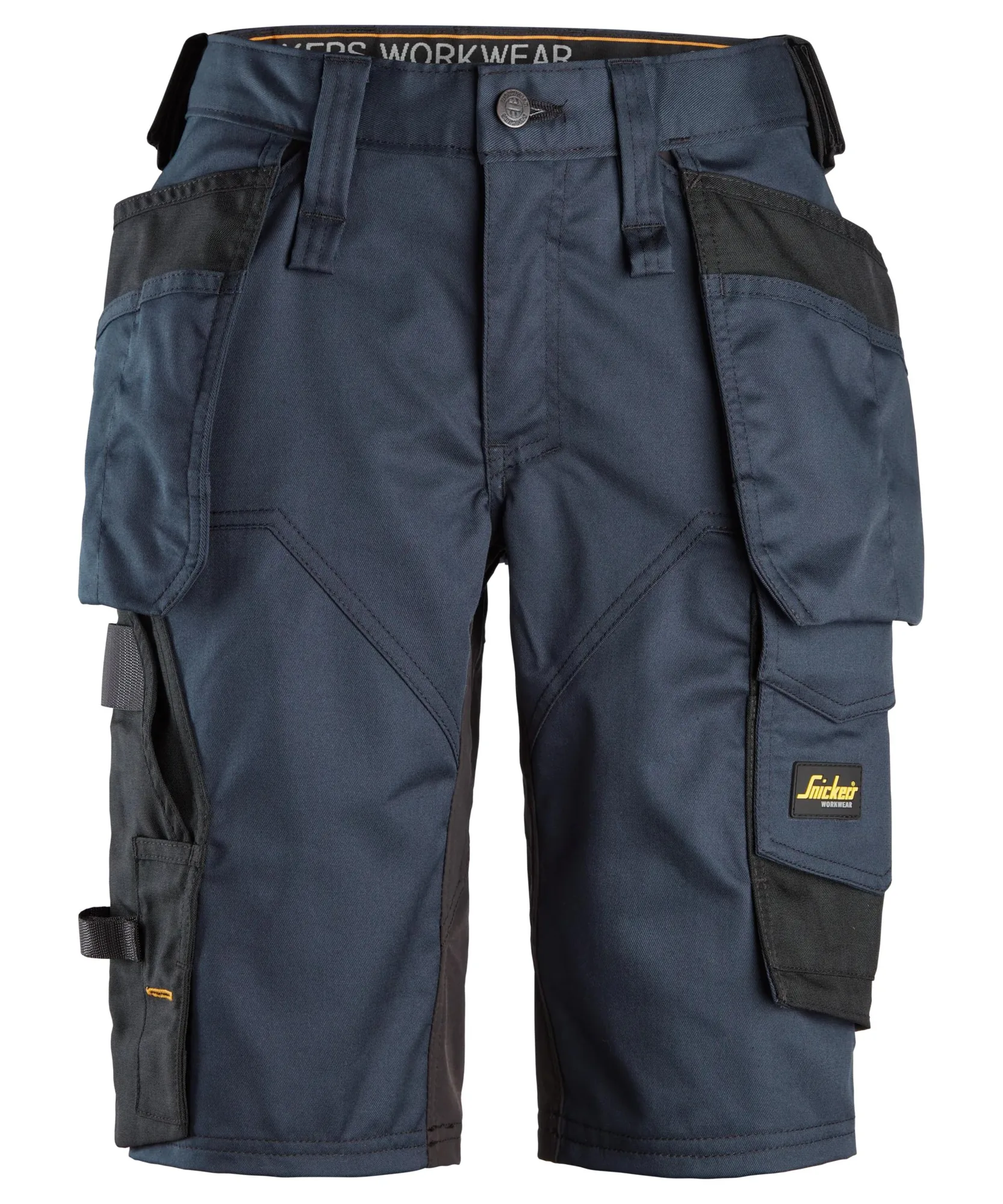 Snickers 6147 AllroundWork Women's Stretch Shorts Holster Pockets in Navy/Black