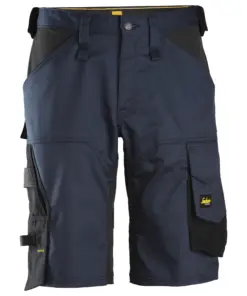 Snickers 6153 AllroundWork Stretch Loose Fit Work Shorts in Navy/Black