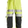 Snickers 6161 ProtecWork Pirates Trousers High-Vis Class 2 in High Visibility Yellow