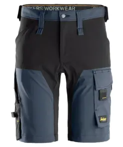 Snickers 6173 AllroundWork 4-way Stretch Shorts in Navy/Black