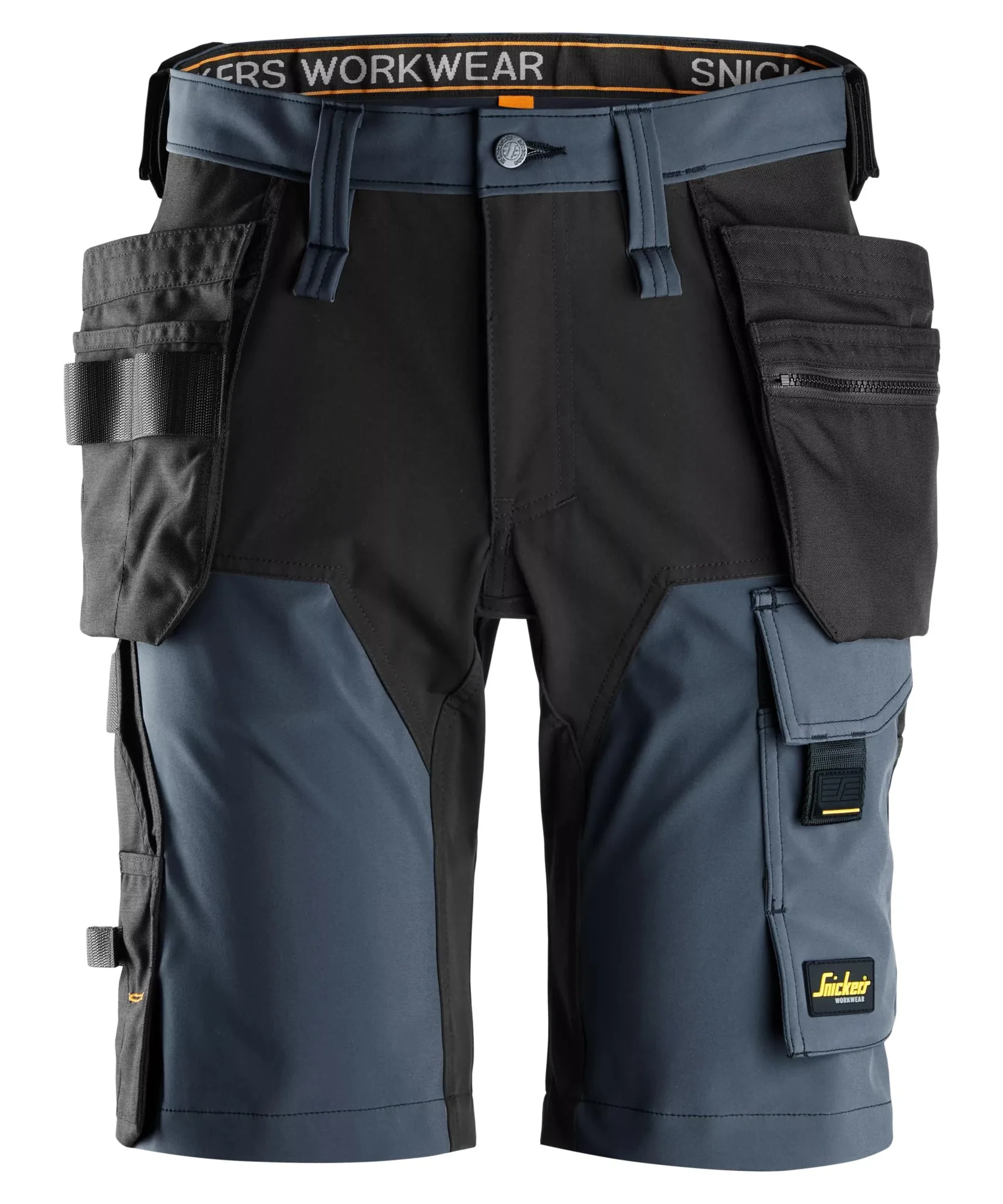 Snickers 6175 AllroundWork 4-Way Stretch Shorts Holster Pockets in Navy/Black