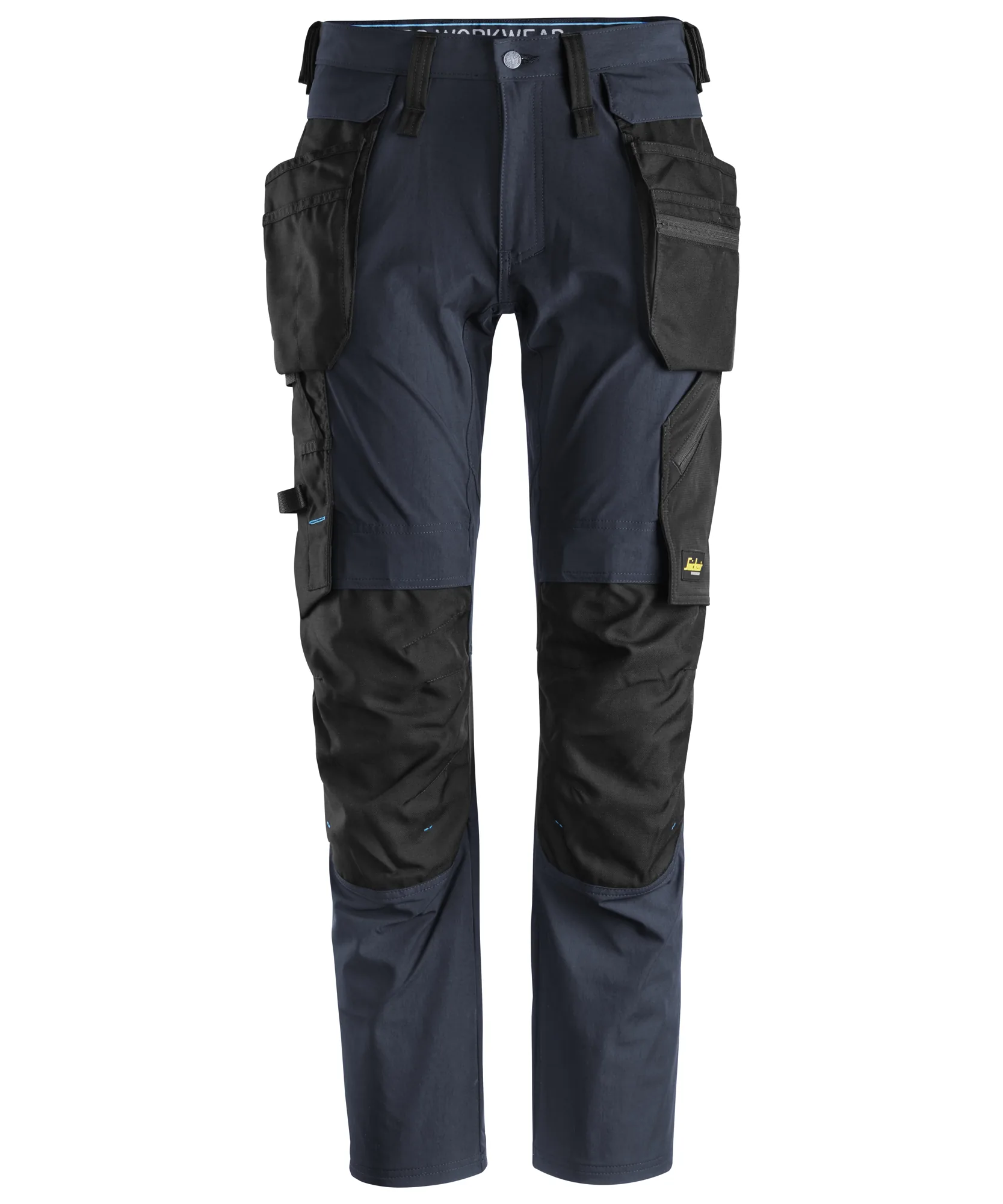 Snickers 6208 LiteWork Trousers+ Detachable Holster Pockets in Navy/Black