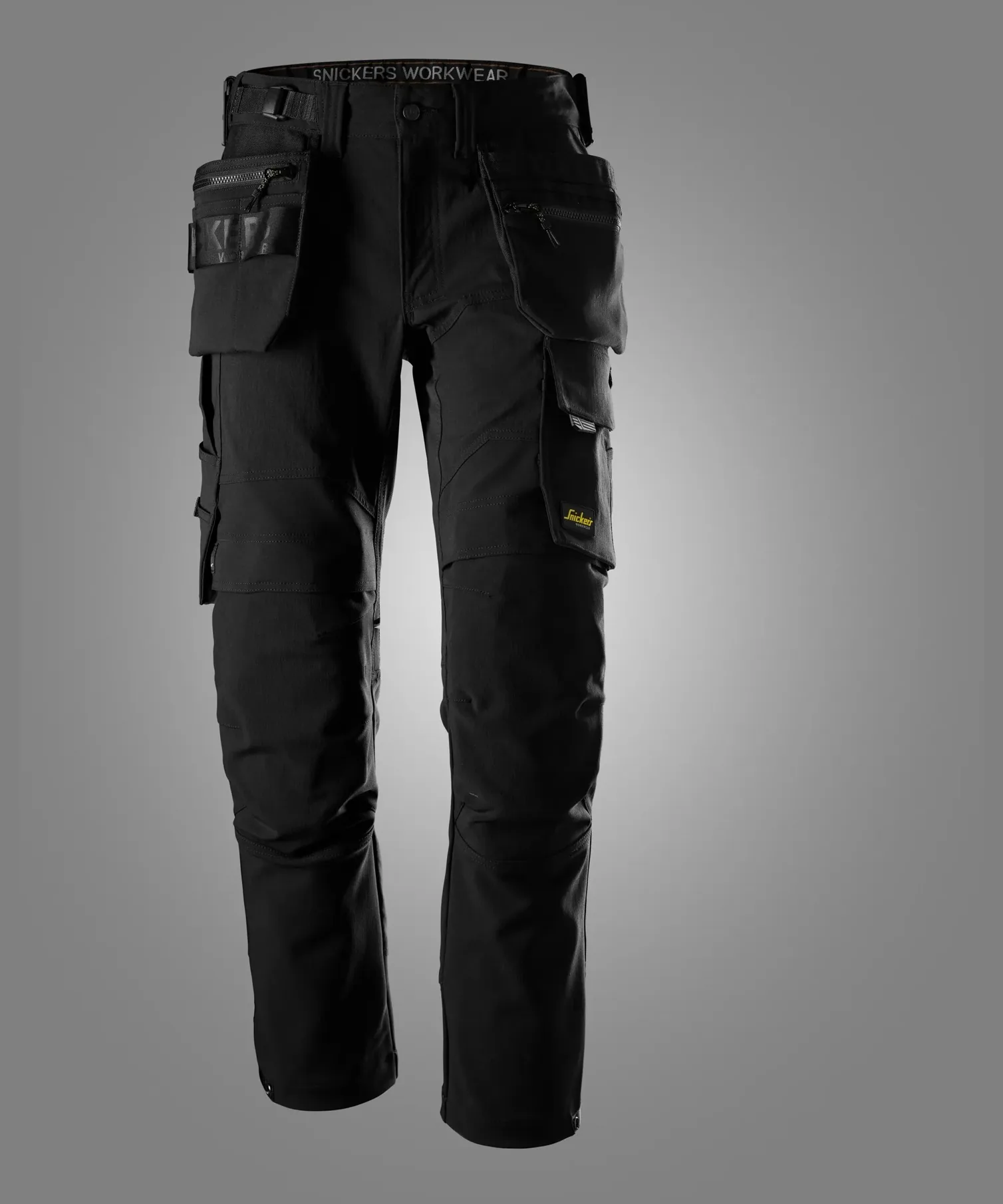 Snickers 6220 RuffWork Trousers Holster Pockets in Black/Black