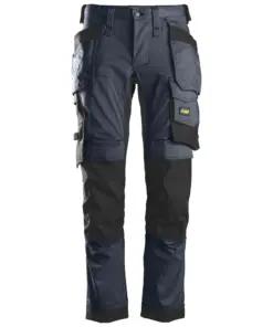 Snickers 6241 AllroundWork Stretch Trousers Holster Pockets in Navy/Black