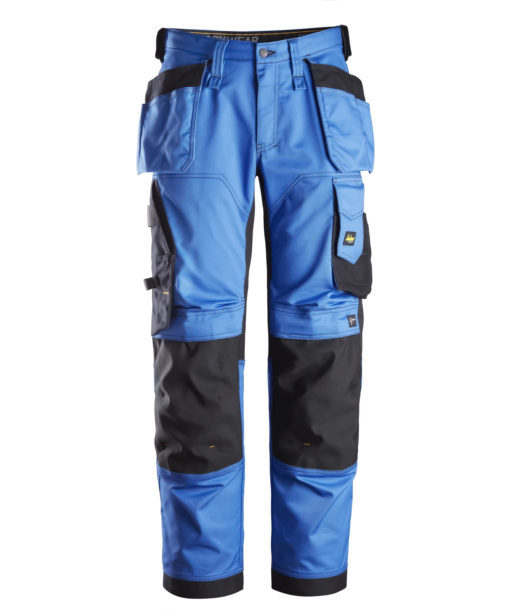 Snickers 6251 AllroundWork Stretch Loose Fit Work Trousers Holster Pockets in True Blue/Black