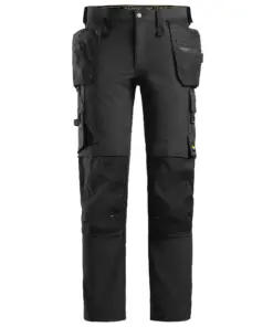 Snickers 6271 AllroundWork Full Stretch Trouser Holster Pockets in Black/Black