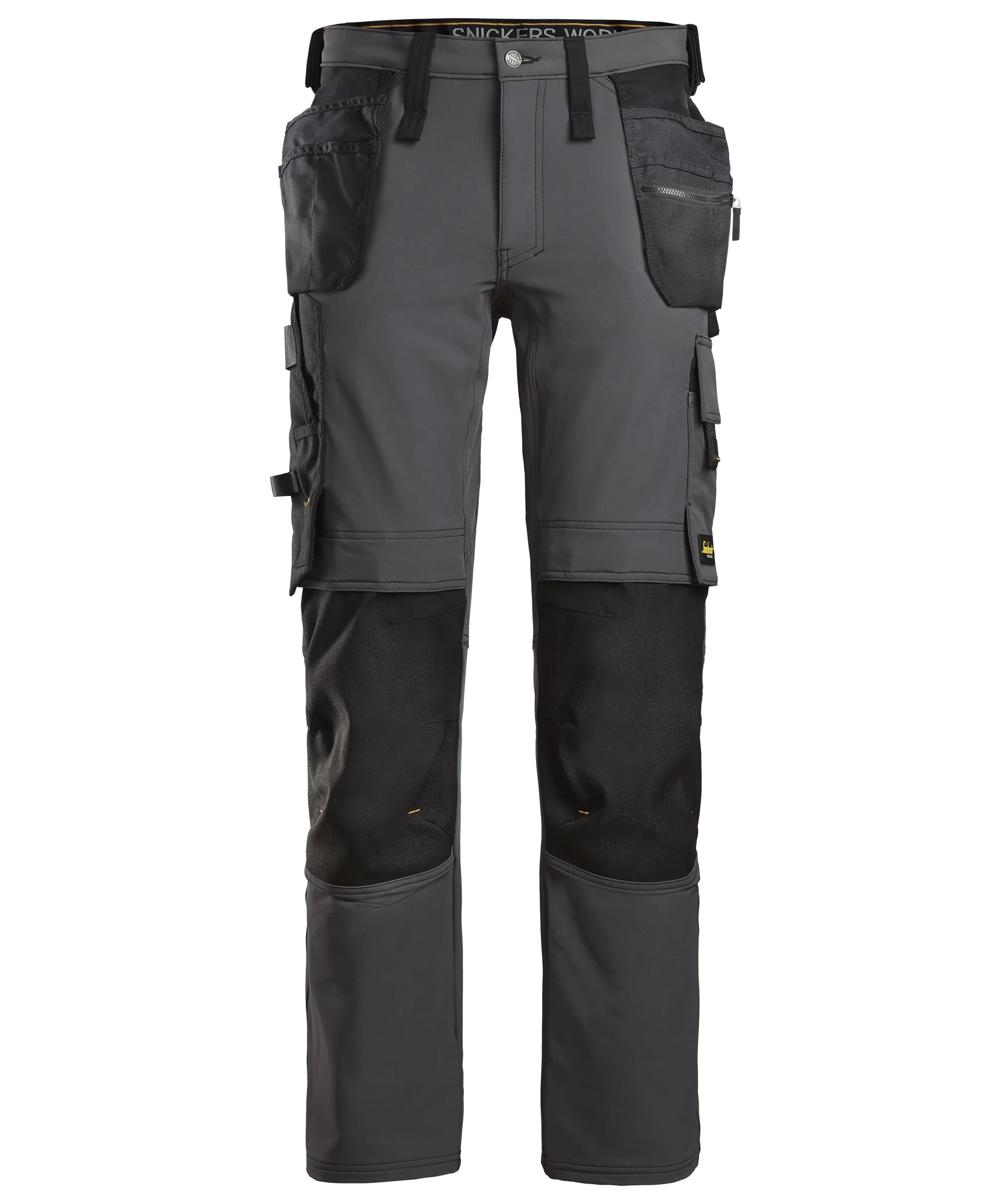 Snickers 6271 AllroundWork Full Stretch Trouser Holster Pockets in Steel Grey/Black