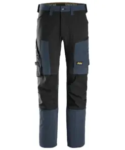 Snickers 6318 AllroundWork Stretch Trousers in Navy/Black