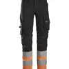 Black/High Visibility Orange