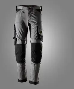 Snickers 6341 AllroundWork Stretch Trousers in Grey/Black