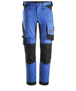 Snickers 6341 AllroundWork Stretch Trousers in True Blue/Black