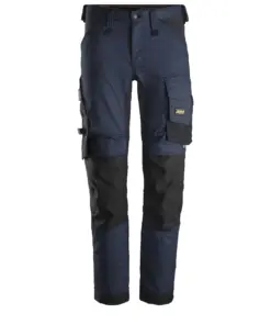 Snickers 6341 AllroundWork Stretch Trousers in Navy/Black