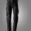 Snickers 6344 AllroundWork Canvas Stretch Trousers in Black/Black