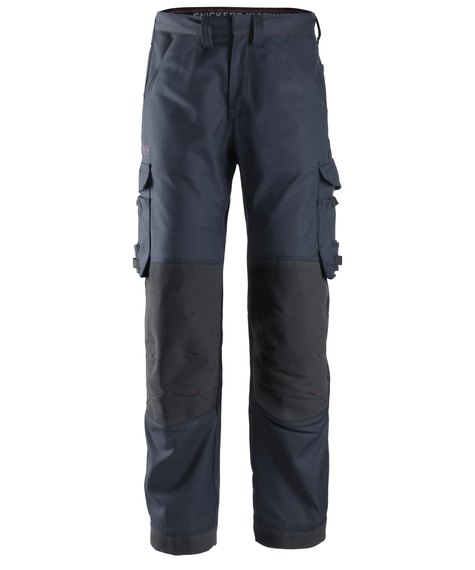 Snickers 6362 ProtecWork Work Trousers Equal Leg Pockets in Navy