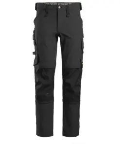 Snickers 6371 AllroundWork Full Stretch Trouser in Black/Black