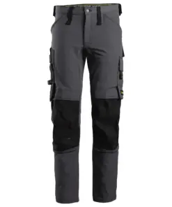 Snickers 6371 AllroundWork Full Stretch Trouser in Steel Grey/Black