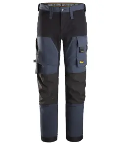 Snickers 6375 AllroundWork 4-way Stretch Trousers in Navy/Black