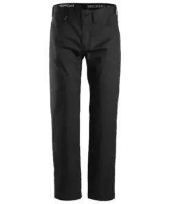 Snickers 6400 Service Chinos in Black