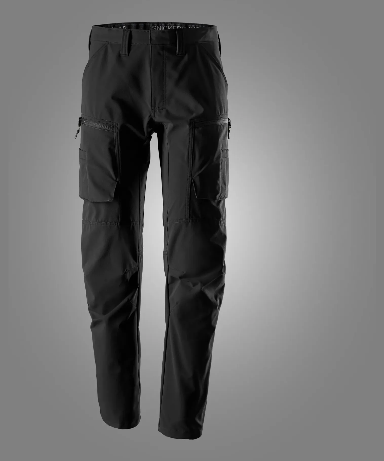 Snickers 6410 ServiceWork Service Stretch Trousers in Black