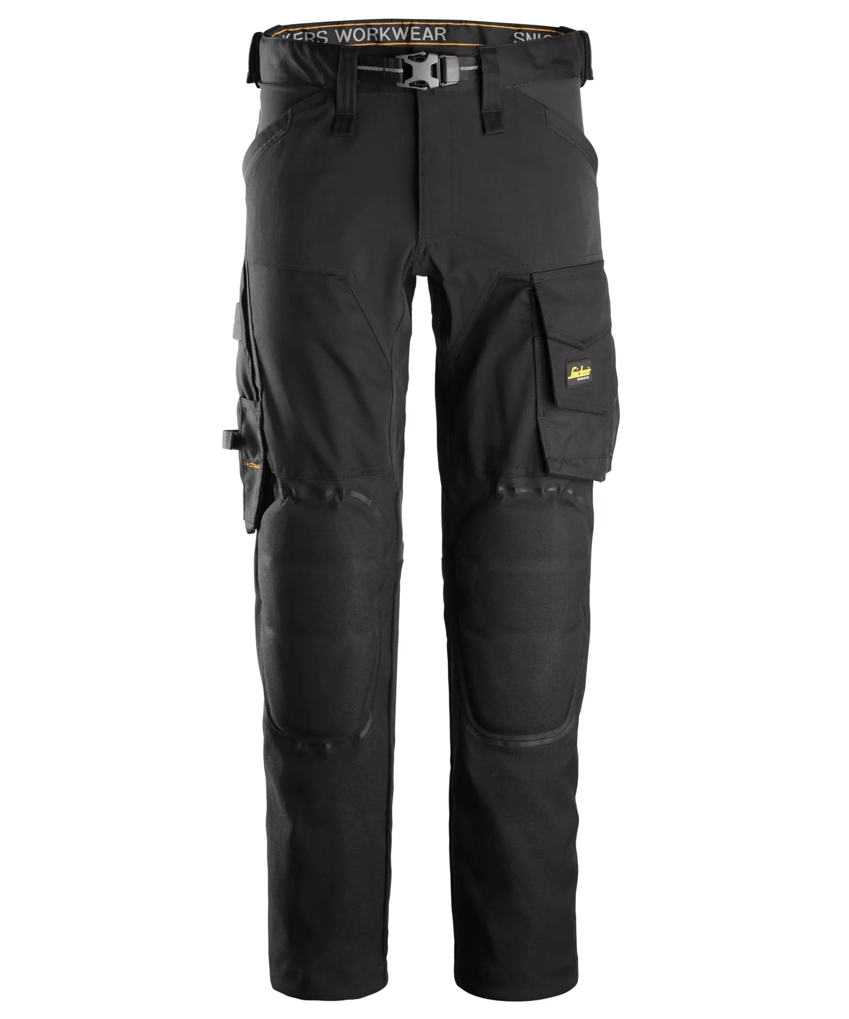 Snickers 6593 AllroundWork Stretch Trousers Capsulized™ Kneepads in Black/Black