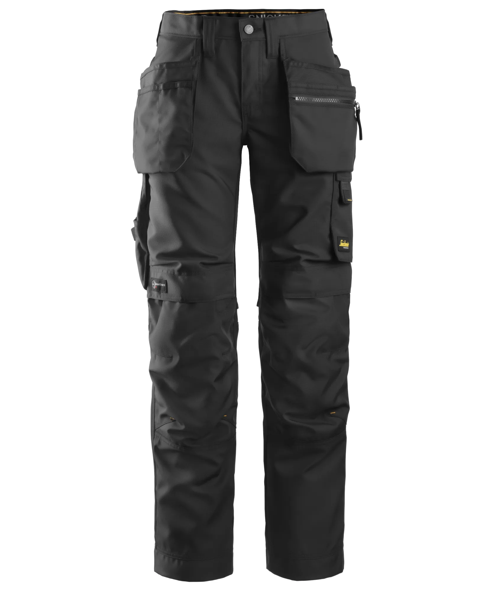 Snickers 6701 AllroundWork Women's Work Trousers+ Holster Pockets in Black/Black