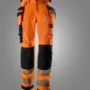 High Visibility Orange/Black