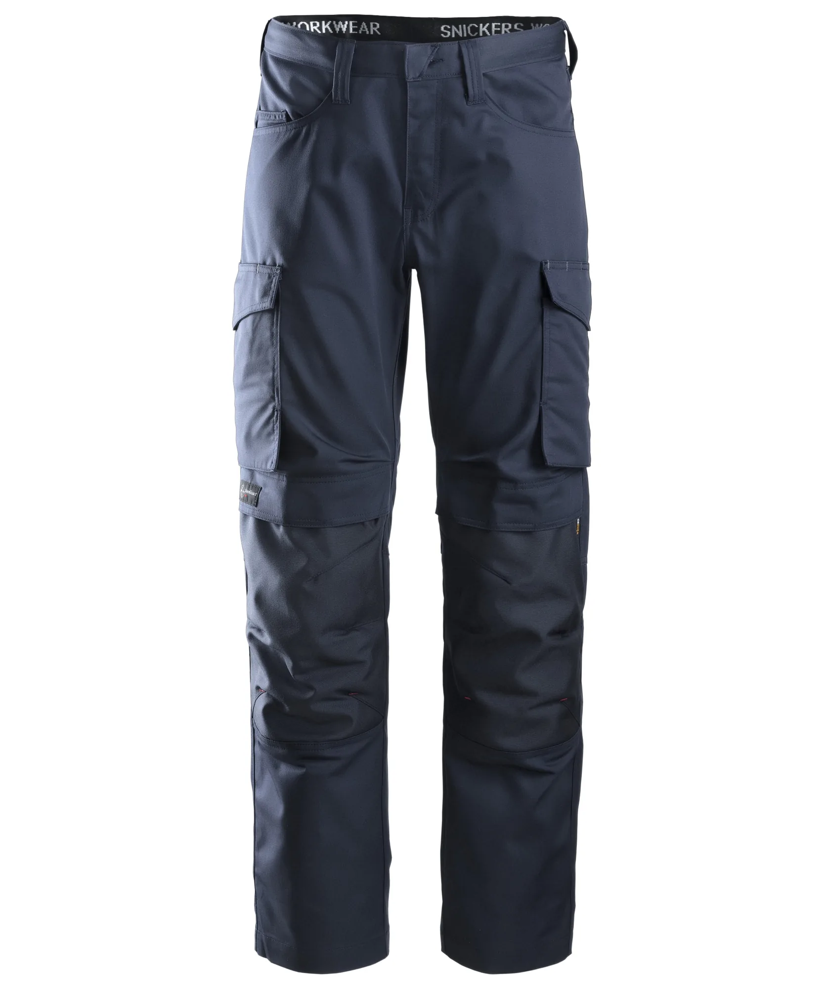 Snickers 6801 Service Trousers+ Knee Pockets in Navy/Navy