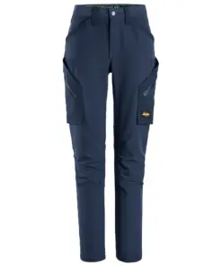 Snickers 6877 FlexiWork Women's Full-Stretch Trousers without Knee Pockets in Navy/Navy
