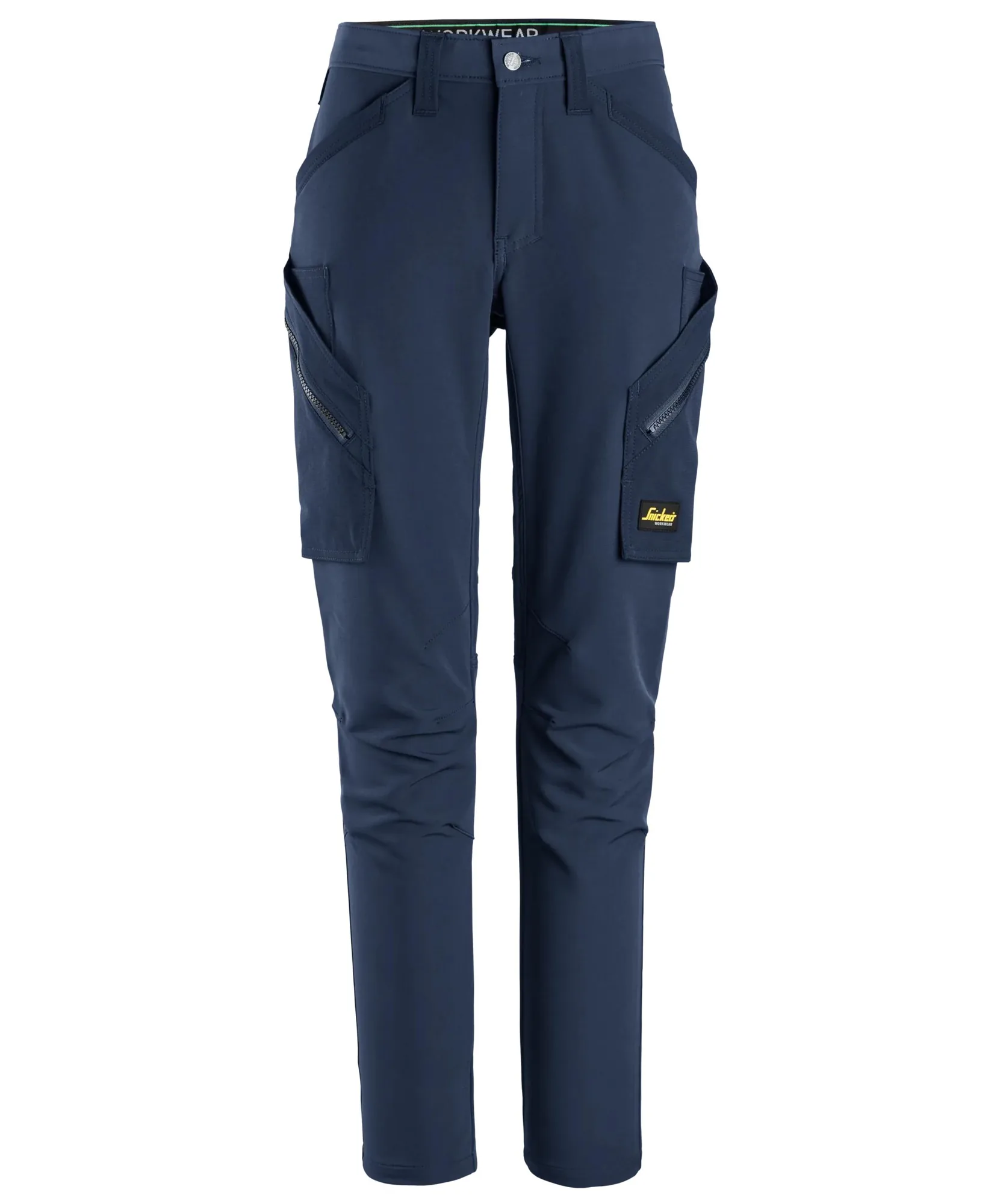 Snickers 6877 FlexiWork Women's Full-Stretch Trousers without Knee Pockets in Navy/Navy