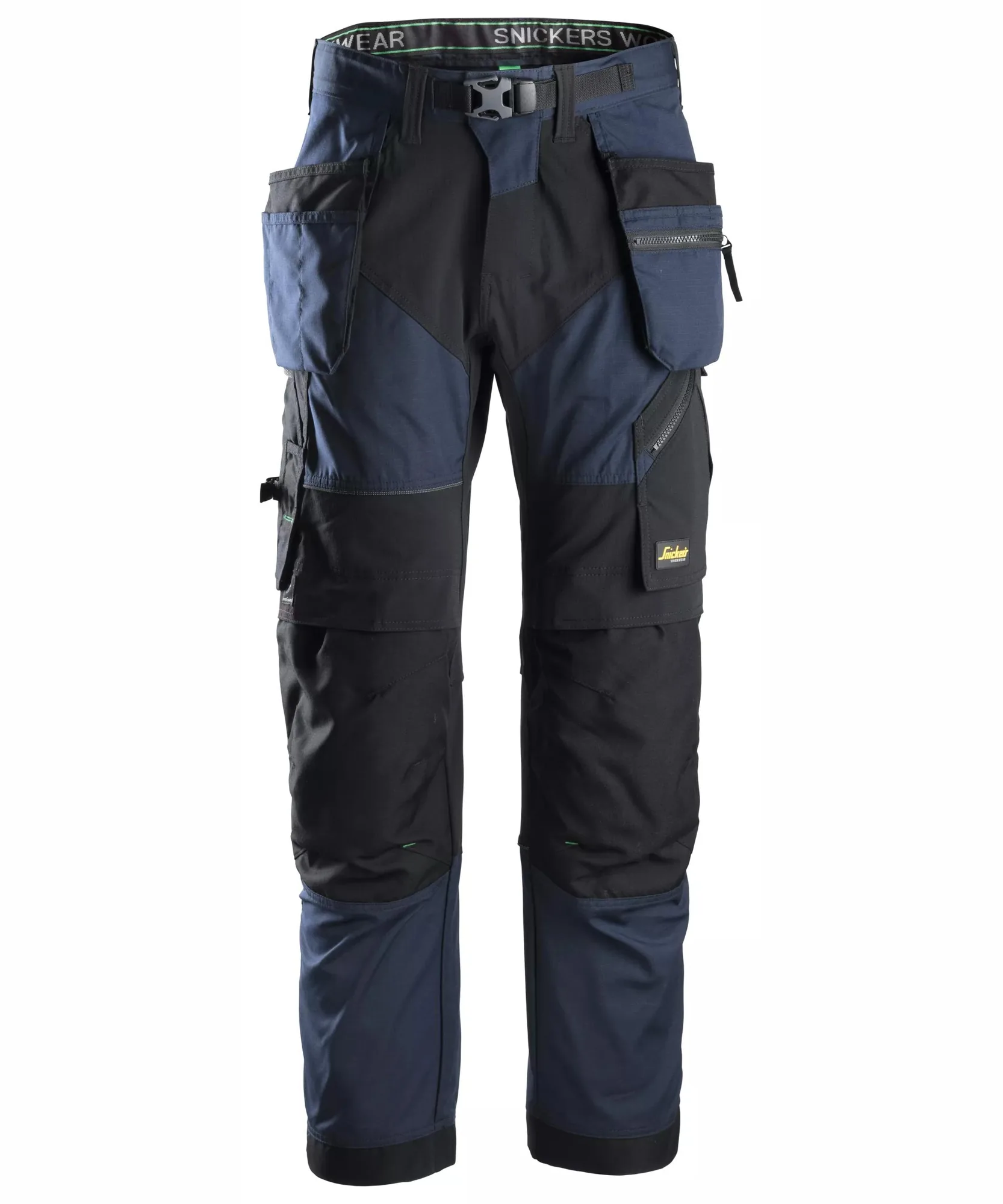Snickers 6902 FlexiWork Work Trousers+ Holster Pockets in Navy/Black