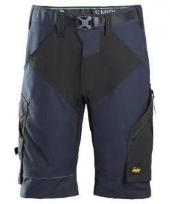 Snickers 6914 FlexiWork Work Shorts+ in Navy/Black