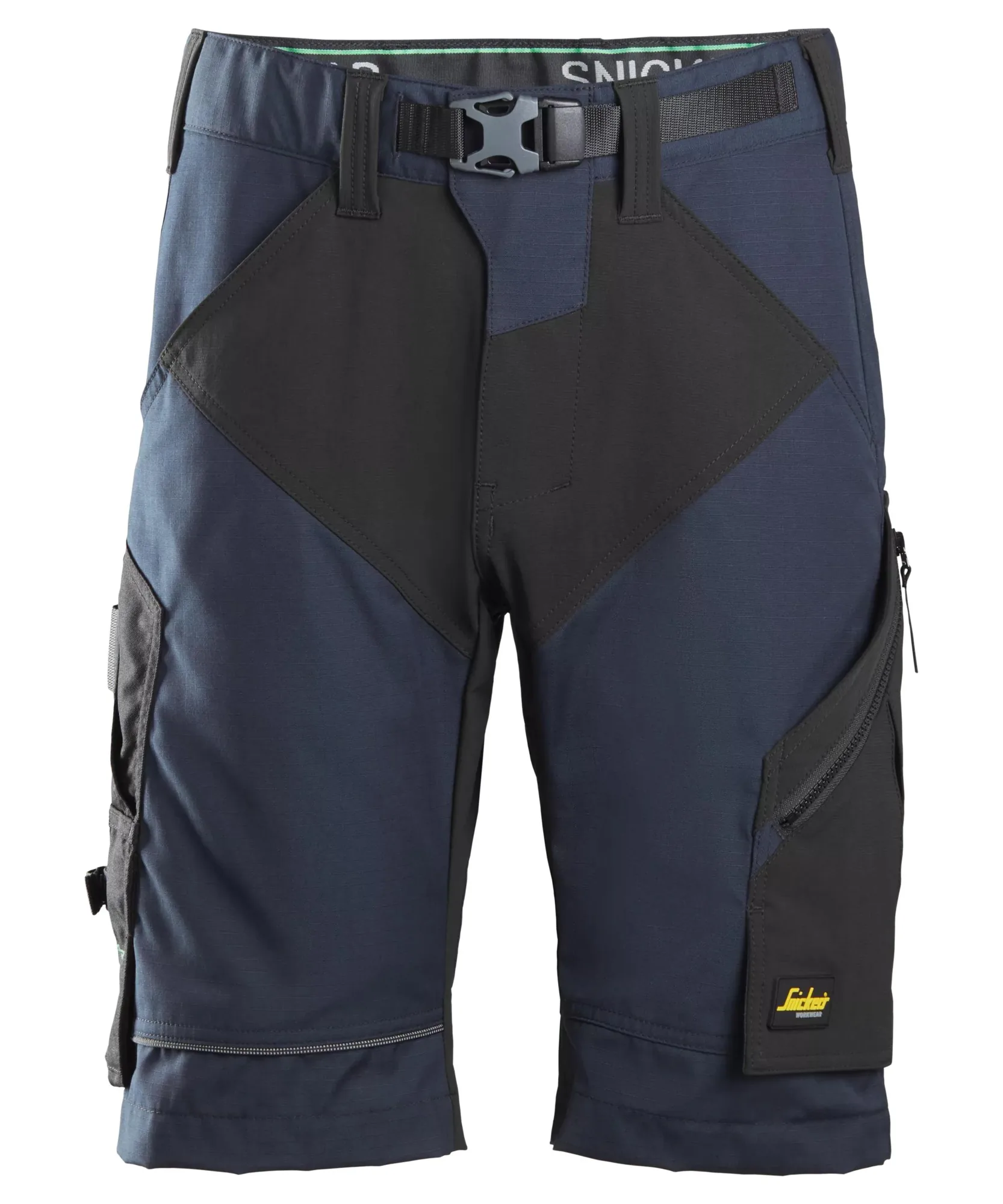 Snickers 6914 FlexiWork Work Shorts+ in Navy/Black