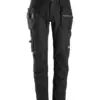 Snickers 6972 FlexiWork Work Trousers+ Detachable Holster Pockets in Black/Black
