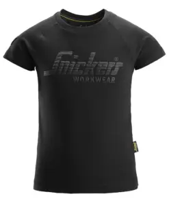 Snickers 7514 Junior Logo T-shirt in Black