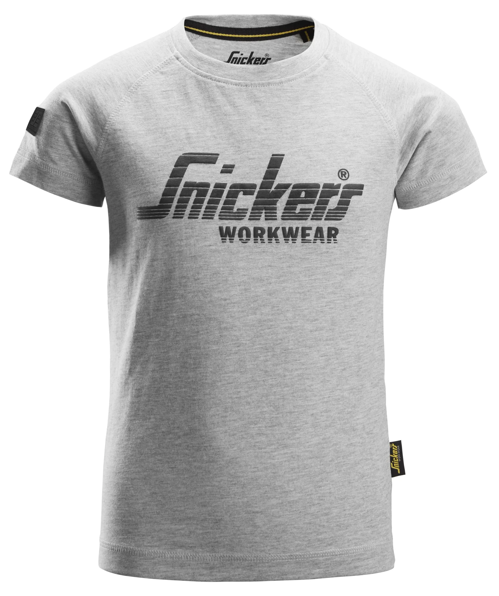 Snickers 7514 Junior Logo T-shirt in Grey Melange