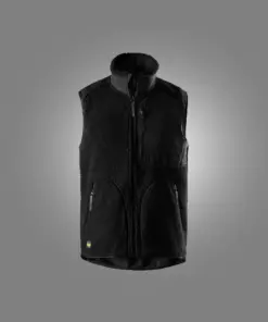 Snickers 8006 Pile Vest in Black/Black