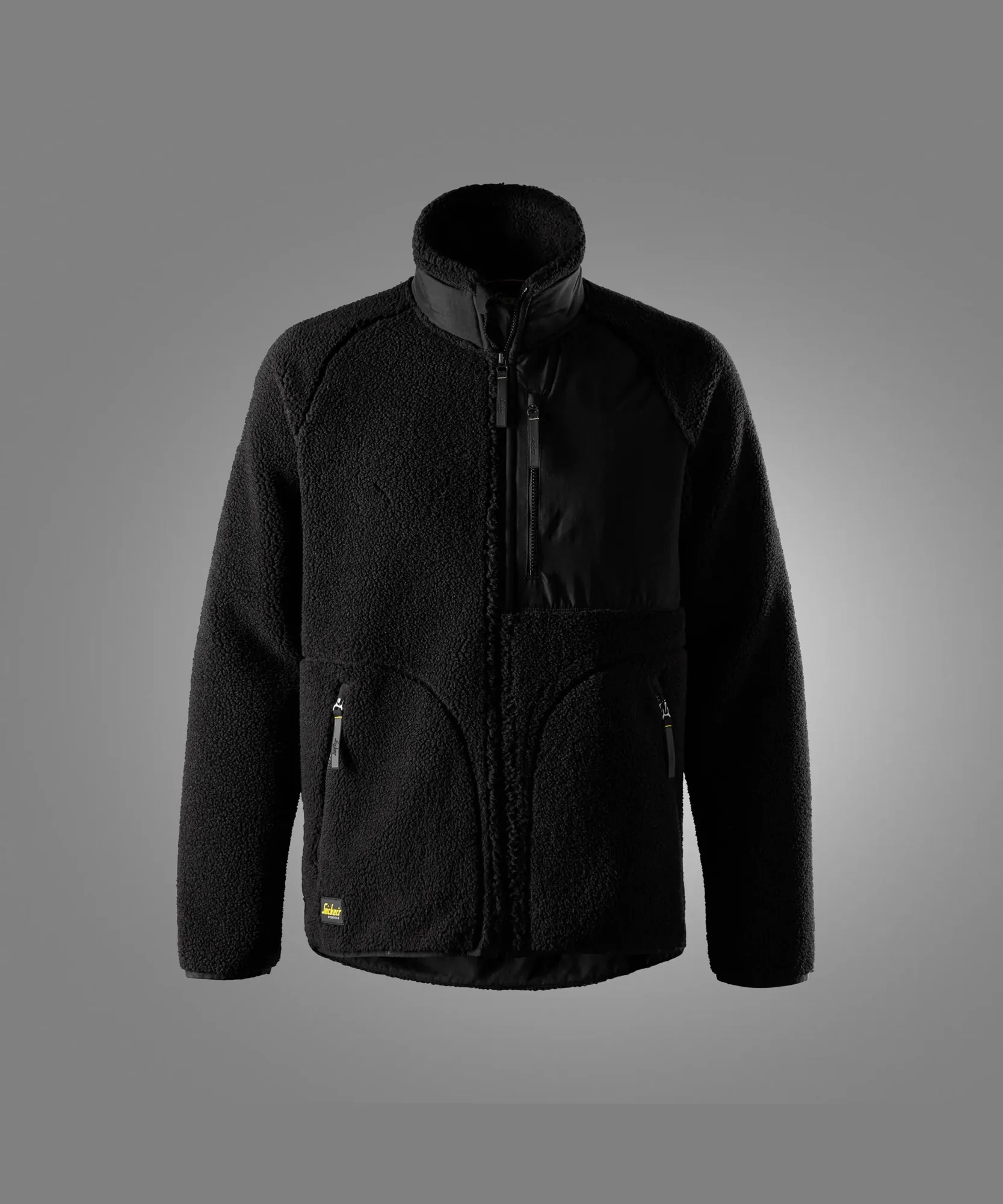Snickers 8016 Pile Jacket in Black/Black