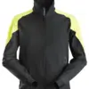 Snickers 8028 FlexiWork Neon Jacket in Black/Neon Yellow