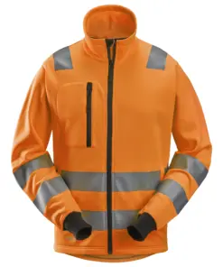 Snickers 8036 High-Vis Class 2/3 Full Zip Jacket in High Visibility Orange
