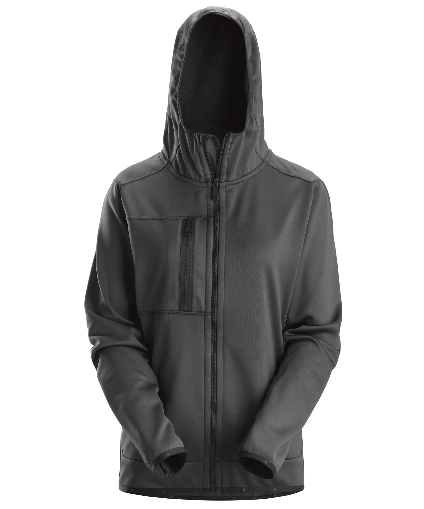 Snickers 8057 AllroundWork Women's Full-Zip Hoodie in Steel Grey