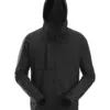Snickers 8058 AllroundWork Full Zip Fleece Hoodie in Black