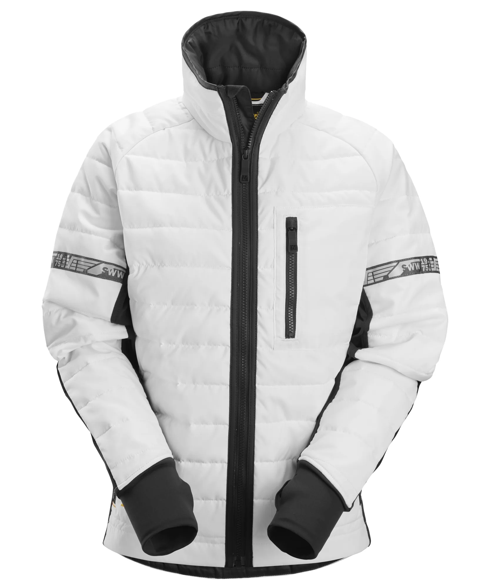 Snickers 8107 AllroundWork Women's 37.5® Insulator Jacket in White/Black