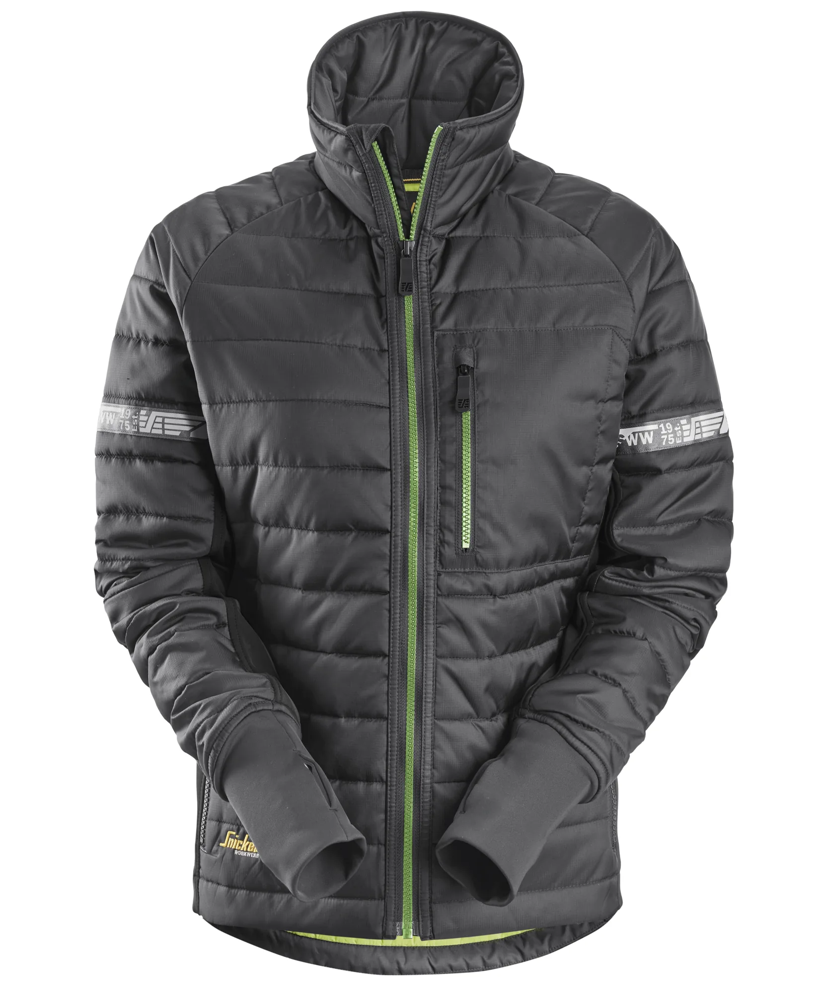 Snickers 8107 AllroundWork Women's 37.5® Insulator Jacket in Steel Grey/Black