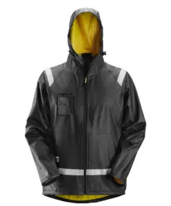 Snickers 8200 Rain Jacket PU in Black