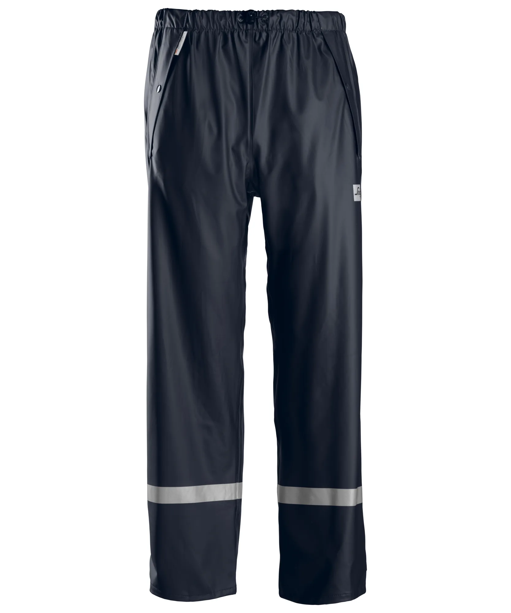 Snickers 8201 Rain Trousers PU in Navy